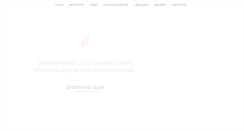 Desktop Screenshot of distritosur.com