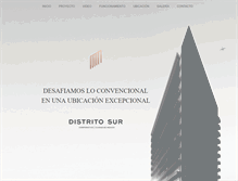 Tablet Screenshot of distritosur.com